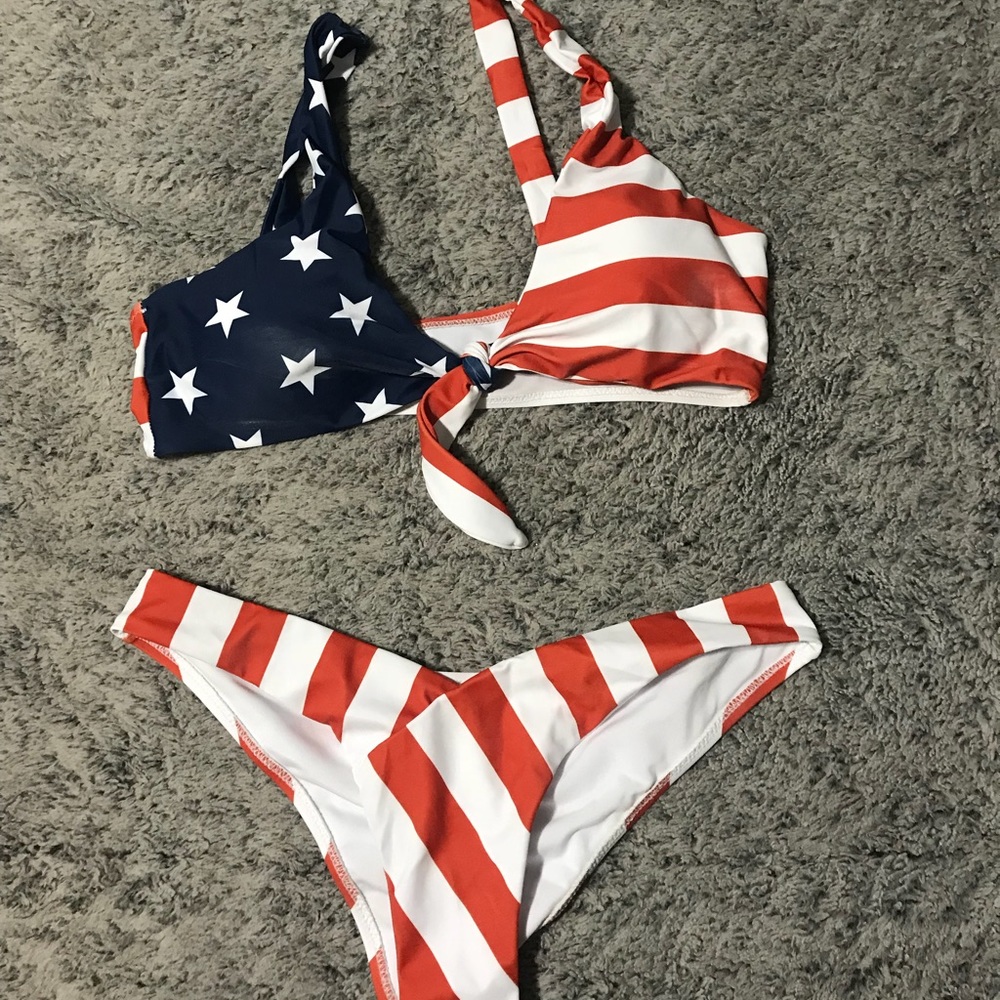 American flag bikini